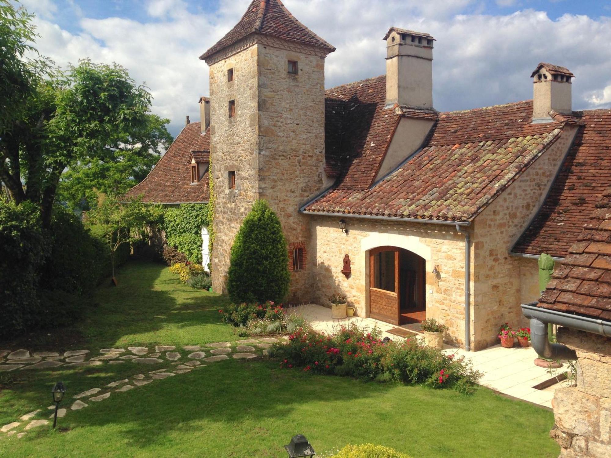 Manoir De Rieuzal Bed & Breakfast Loubressac Eksteriør bilde